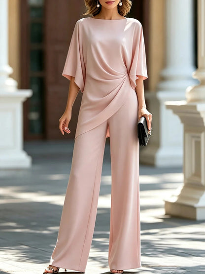 Camille Draped Waist Two-Piece Set